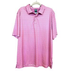 Pro Tour Pink Lighthouse Golf Polo Size XL